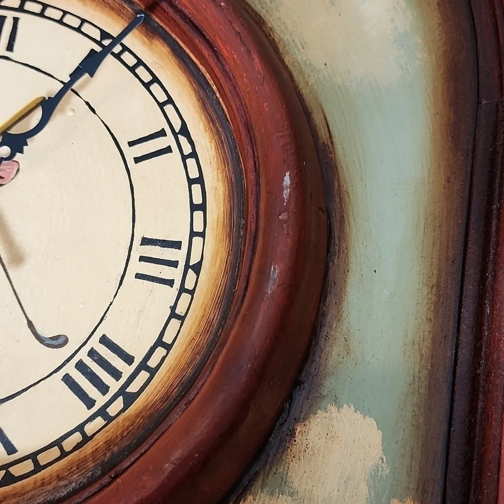 VINTAGE MAN GOLFER OPEN CLOCK
